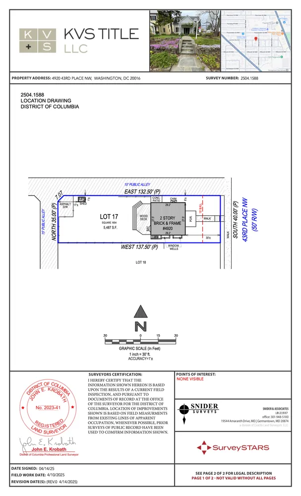 $3,200,000 | 4920 43rd Place Northwest, Washington, DC 20016