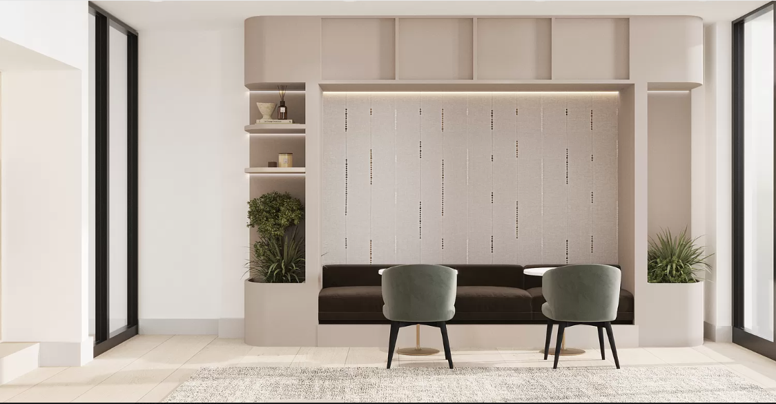 218 Front Street, Unit 231 Brooklyn, NY 11201 - Photo 26 of 35 a balcony with furniture and a potted plant