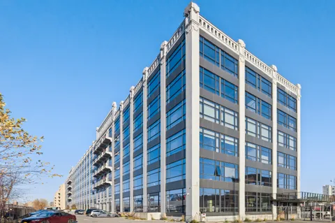 a front view of a building