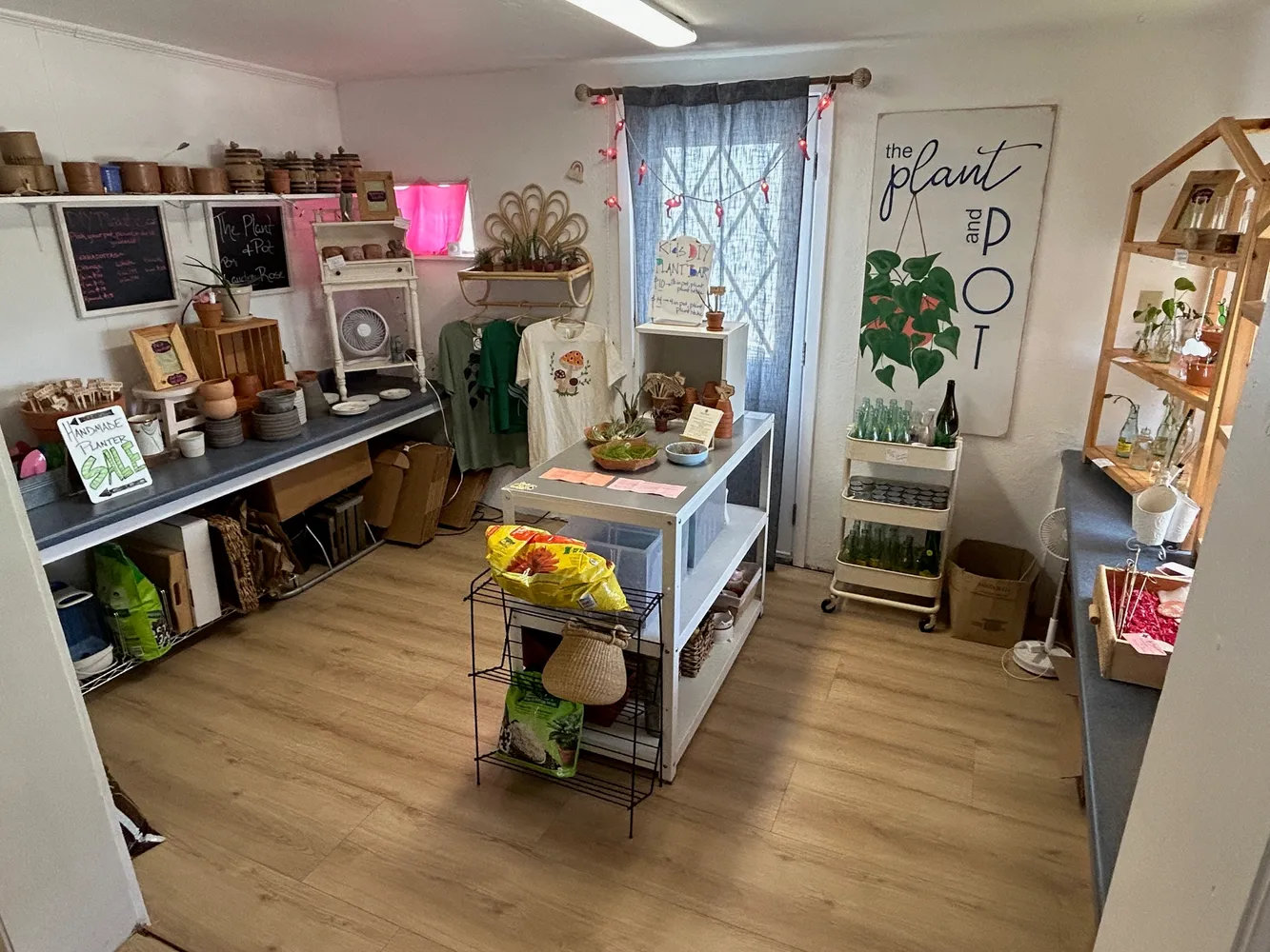 a room with furniture and a wooden floor