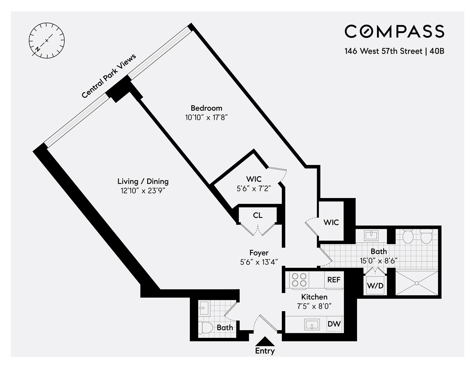 146 West 57th Street, Unit 40B Manhattan, NY 10019 - Photo 7 of 7