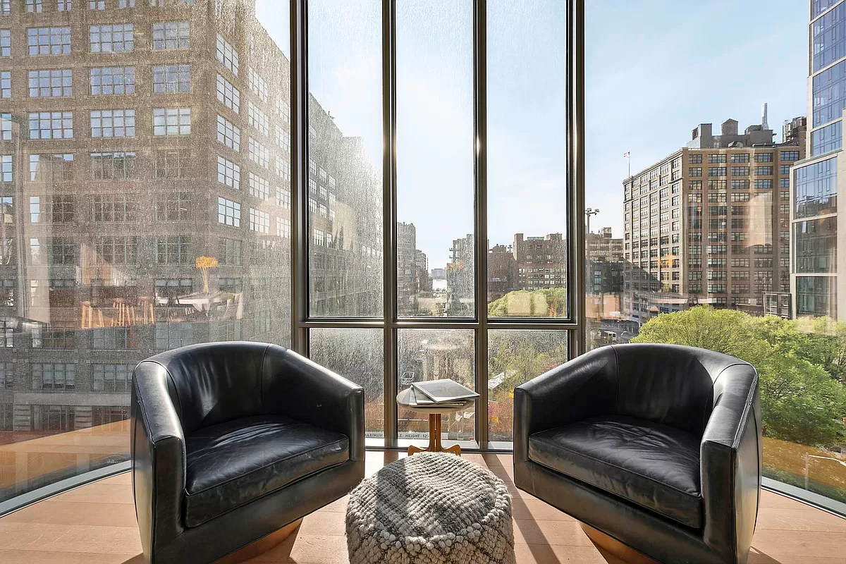 565 Broome Street, Unit S8C Manhattan, NY 10013 - Photo 10 of 24 a balcony view with a couch