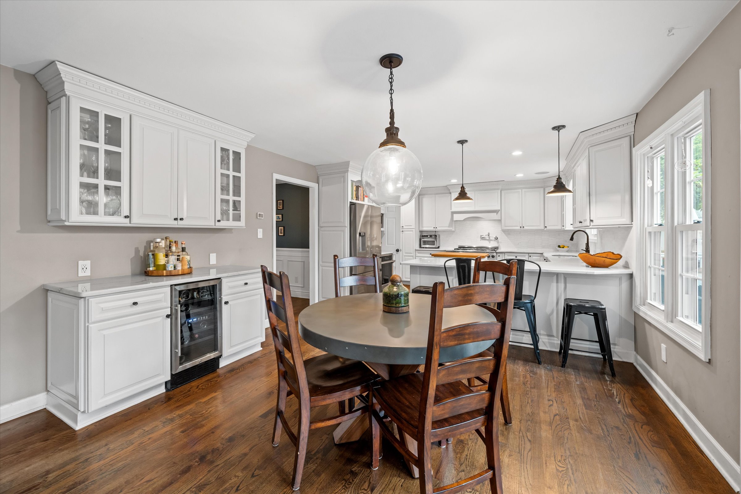 Address Upon Request West Chester, PA 19382 - Photo 13 of 76 a view of a dining room and livingroom with furniture wooden floor a chandelier