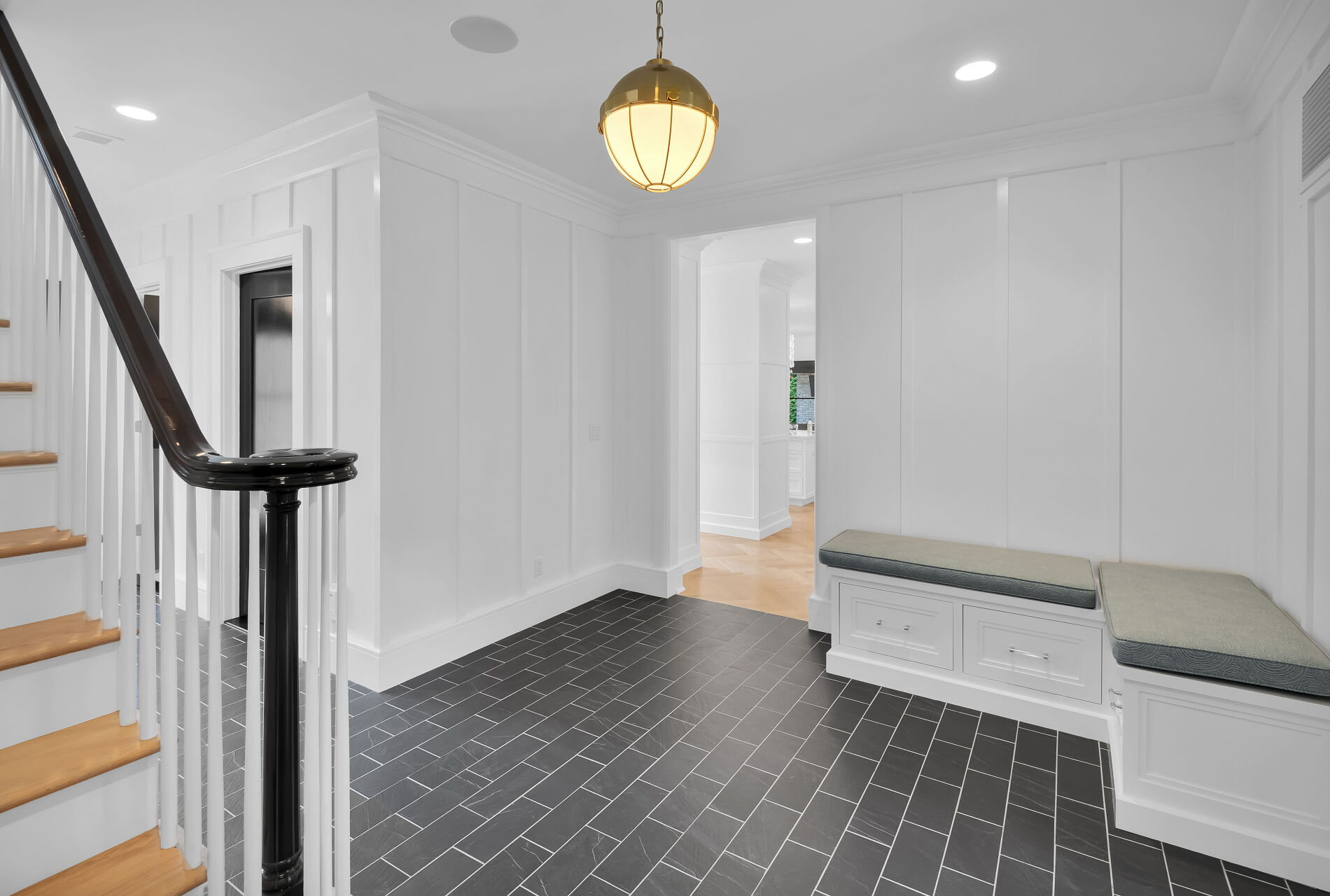 838 Seneca Road Franklin Lakes, NJ 07417 - Photo 33 of 92 a view of an entryway with wooden floor