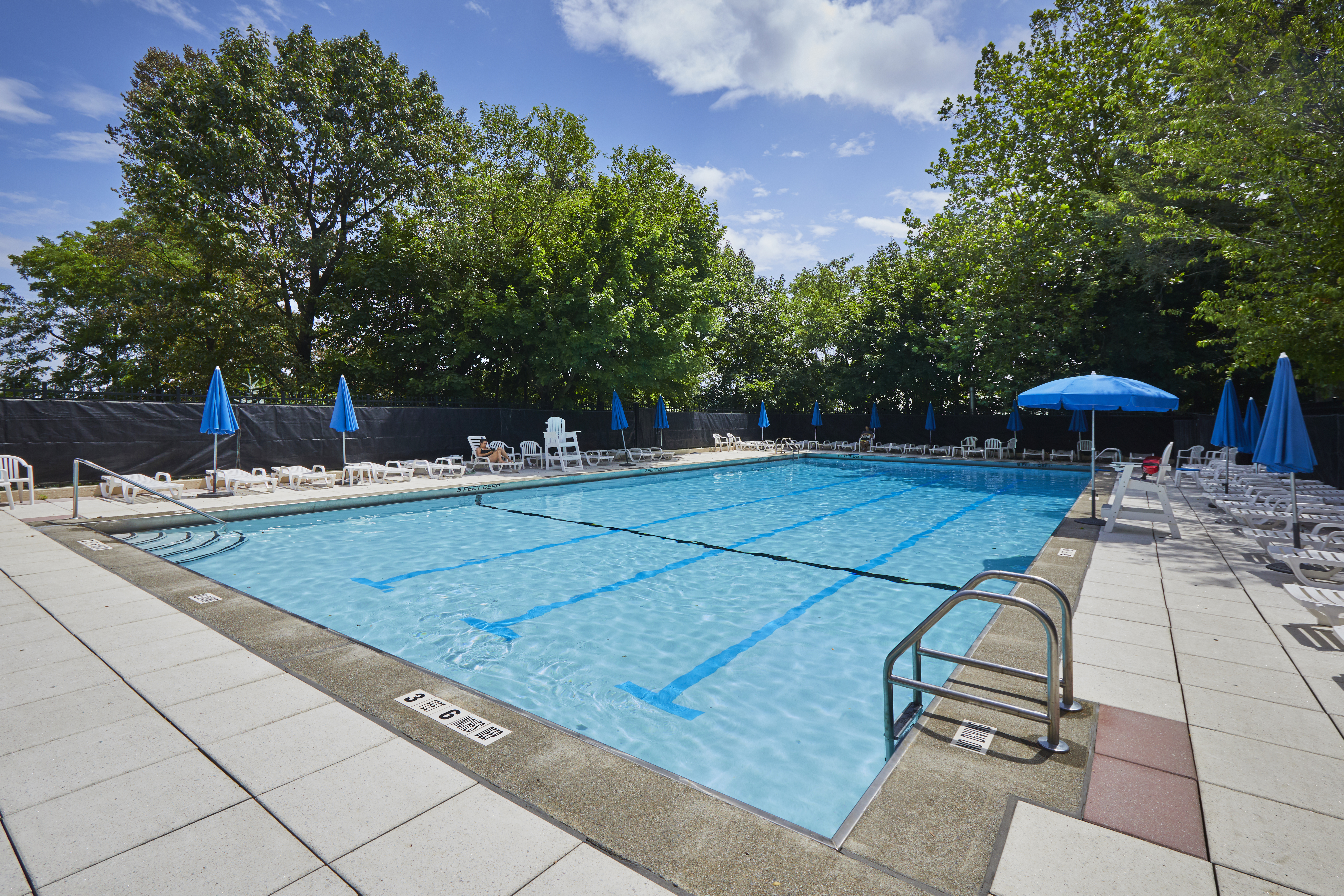 3135 Johnson Avenue, Unit 5D Bronx, NY 10463 - Photo 6 of 7 a view of a swimming pool with a patio