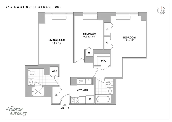 $850,000 | 215-217 East 96th Street, Unit 26F | Upper East Side