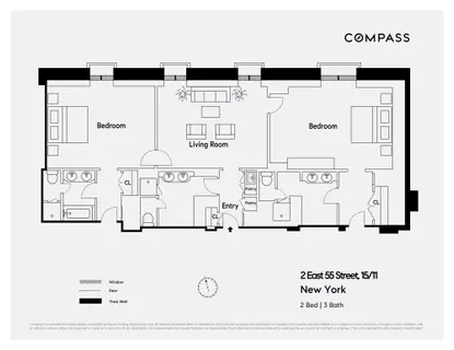 $175,000 | 2 East 55th Street, Unit 815 W29 | Midtown East