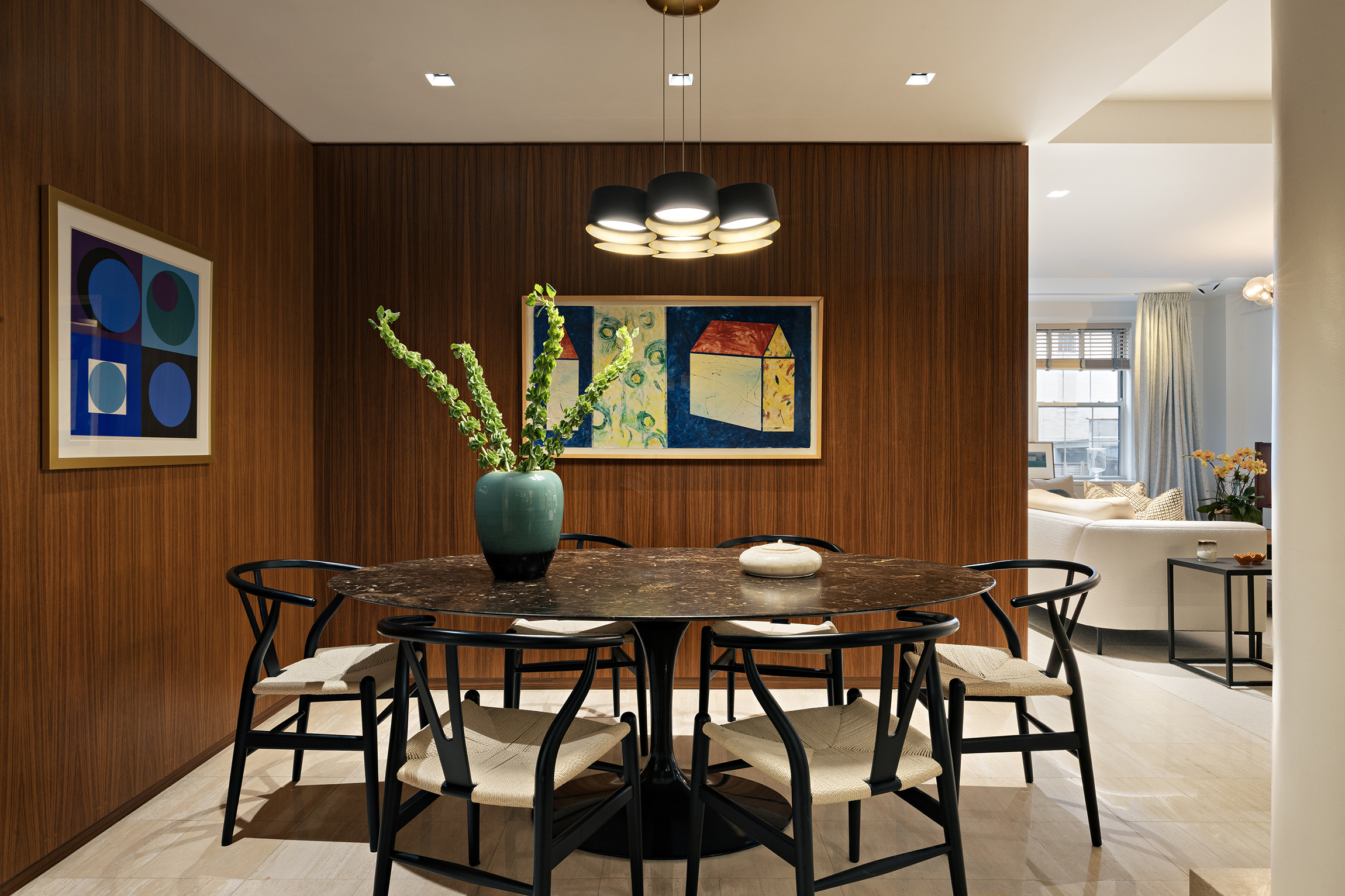 1070 Park Avenue, Unit 7D Manhattan, NY 10128 - Photo 5 of 14 a view of a dining room with furniture and window