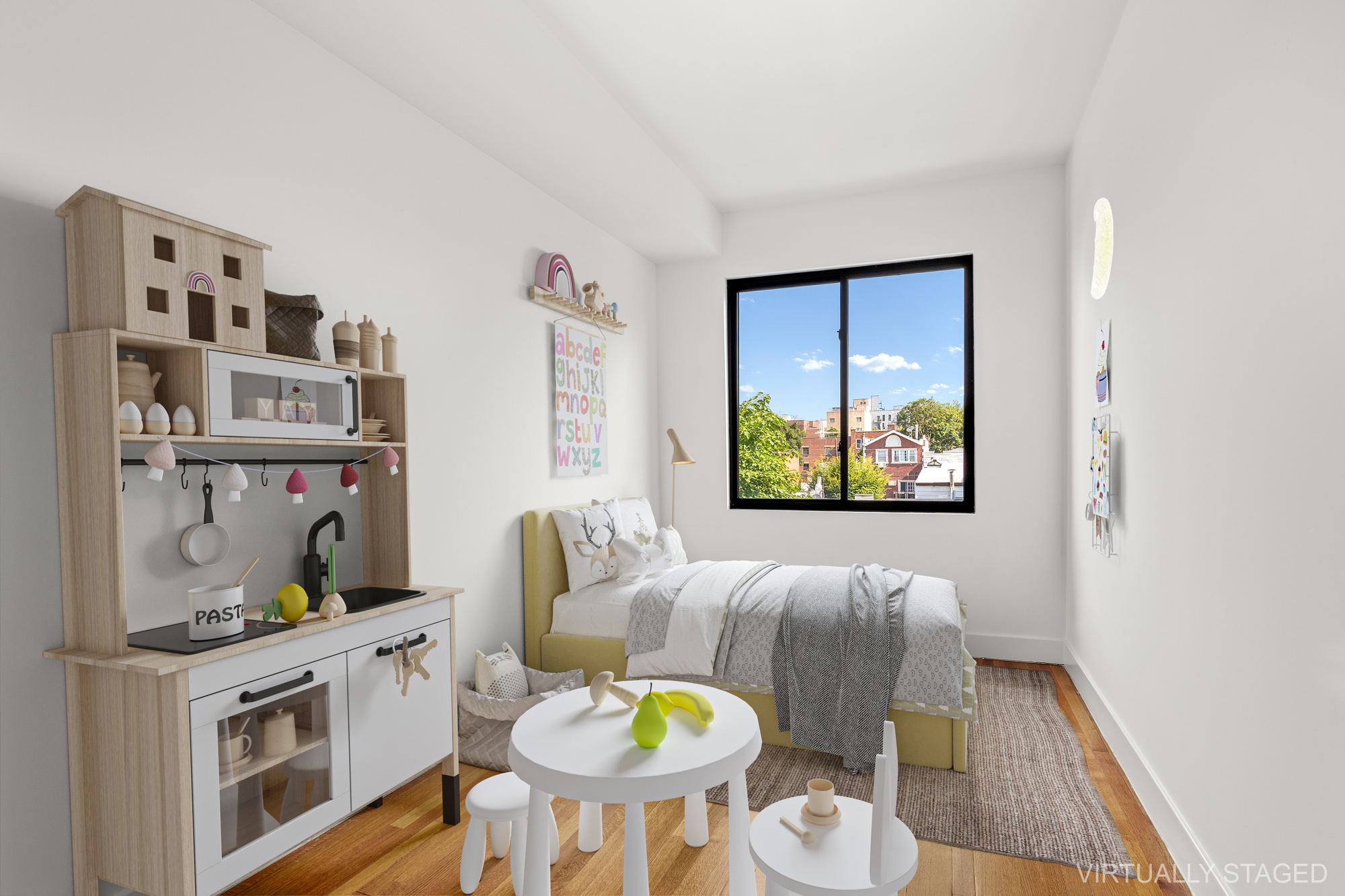 495 Rutland Road, Unit 3 Brooklyn, NY 11203 - Photo 5 of 12 a living room with furniture and a rug