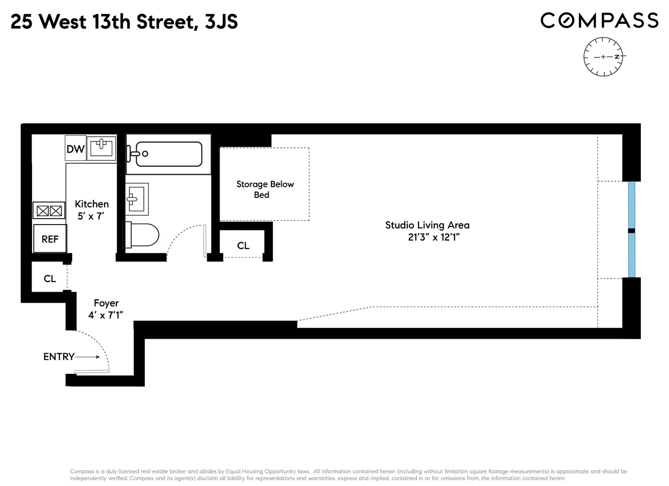 $3,950 | 25 West 13th Street, Unit 3JS | Greenwich Village