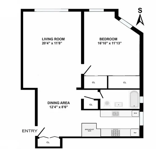 $7,200 | 165 Christopher Street, Unit 4Z | West Village