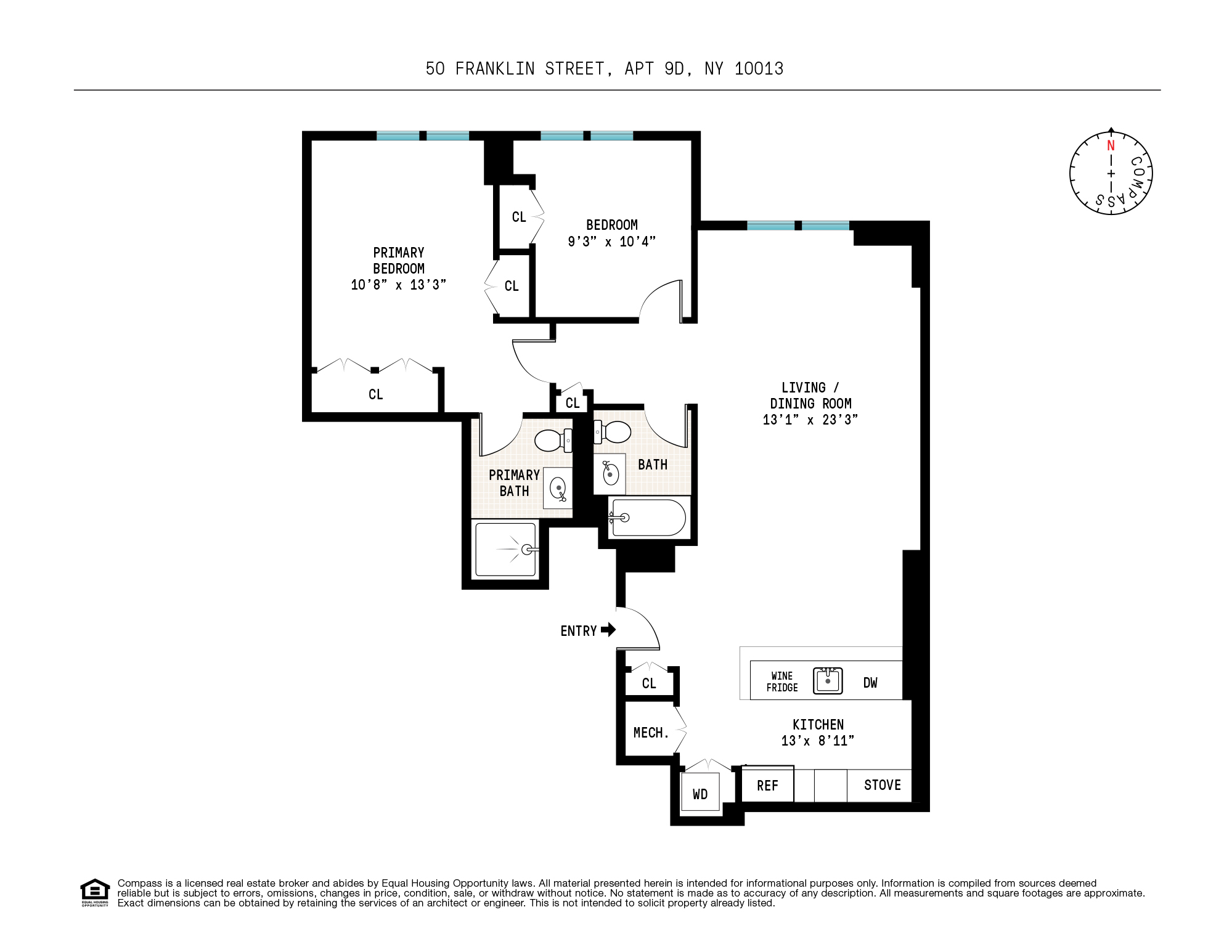 50 Franklin Street, Unit 9D Manhattan, NY 10013 - Photo 15 of 15