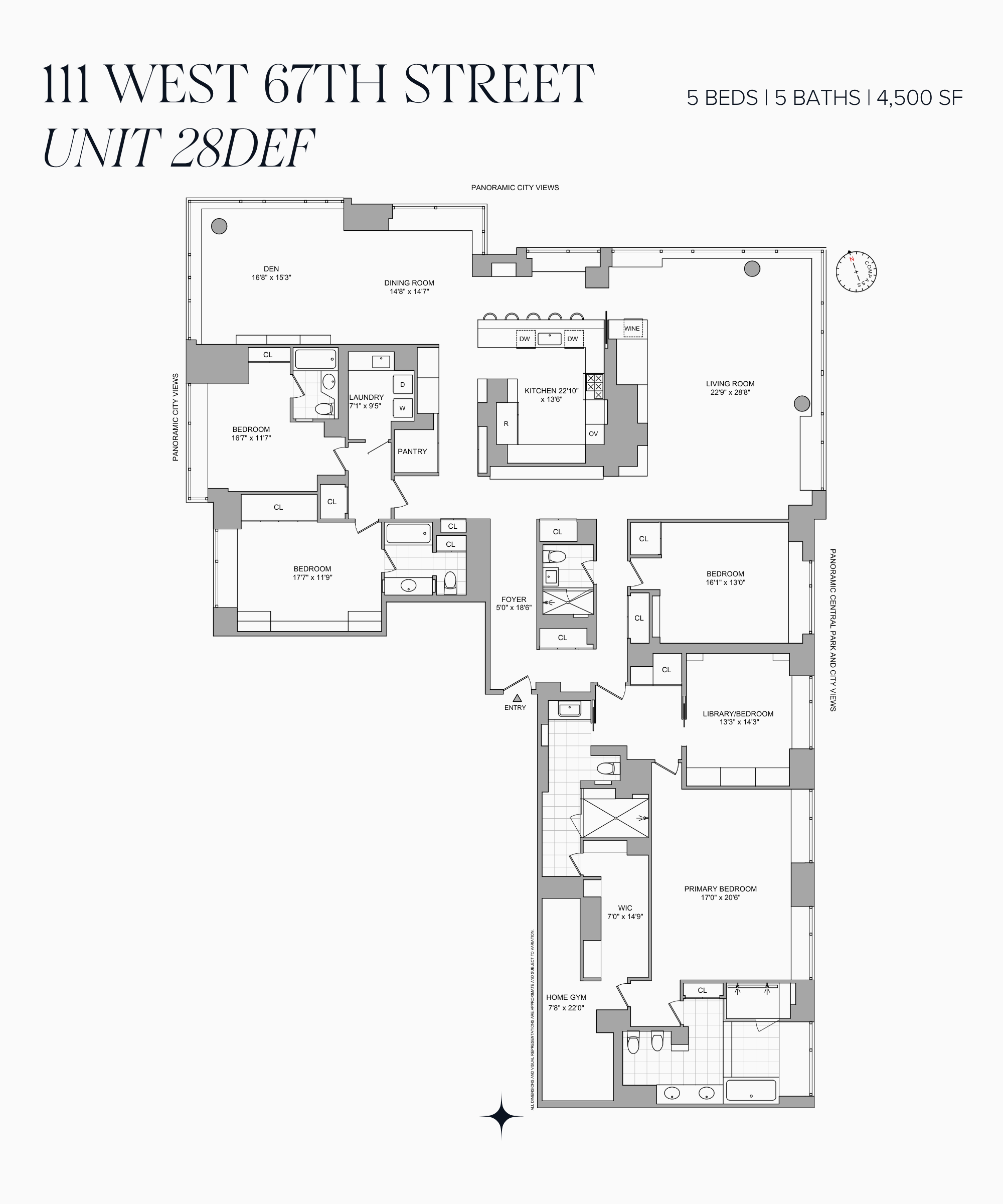 111 West 67th Street, Unit 28DEF Manhattan, NY 10023 - Photo 27 of 27