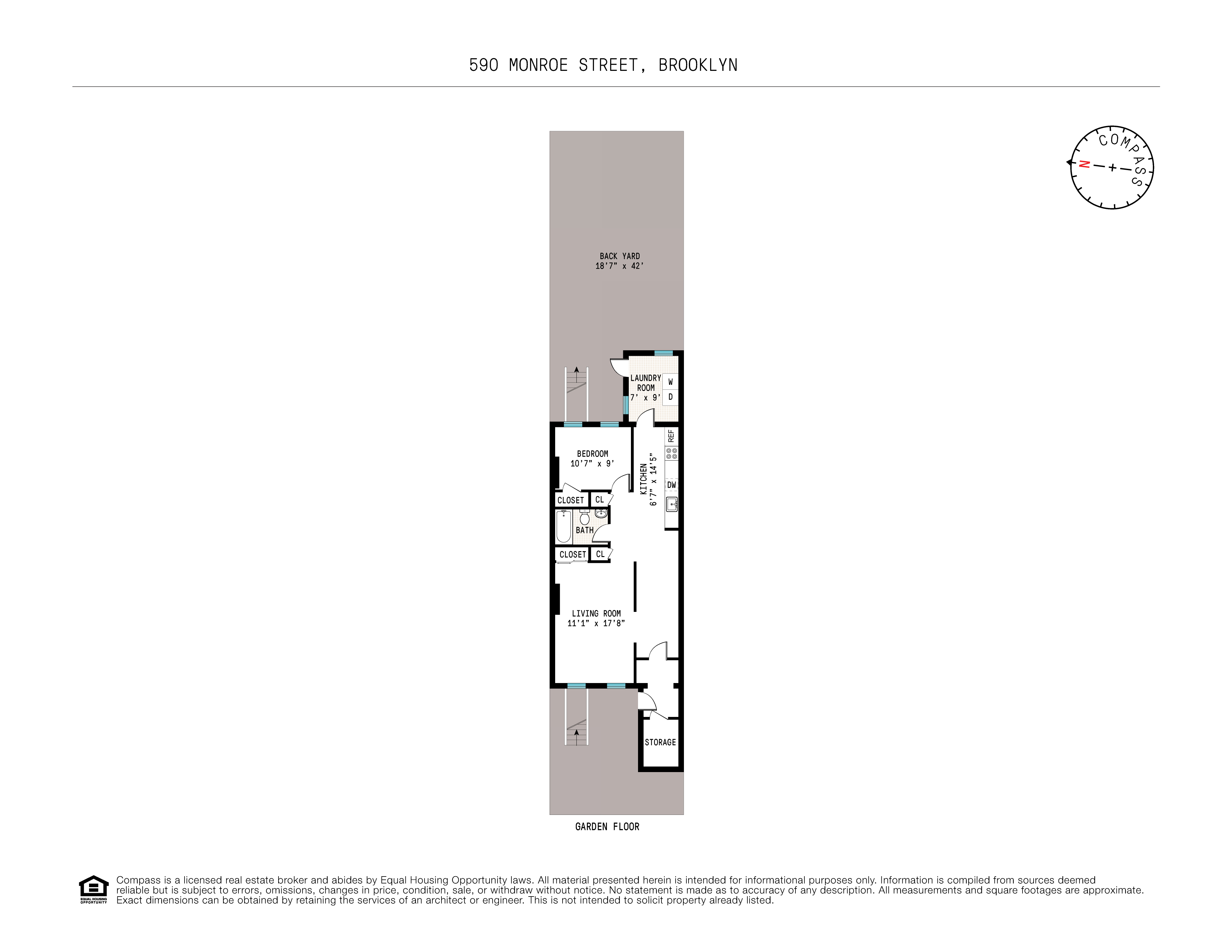 590 Monroe Street Brooklyn, NY 11221 - Photo 33 of 35 a picture of a room with a floor to ceiling window