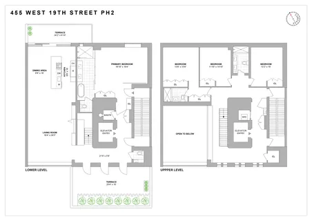 $15,400,000 | 455 West 19th Street, Unit PH2 | Chelsea