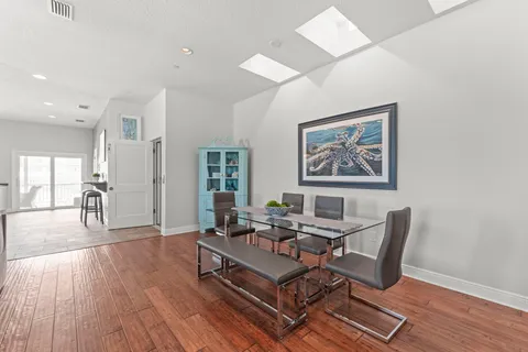 a bedroom with a bed and a cabinets