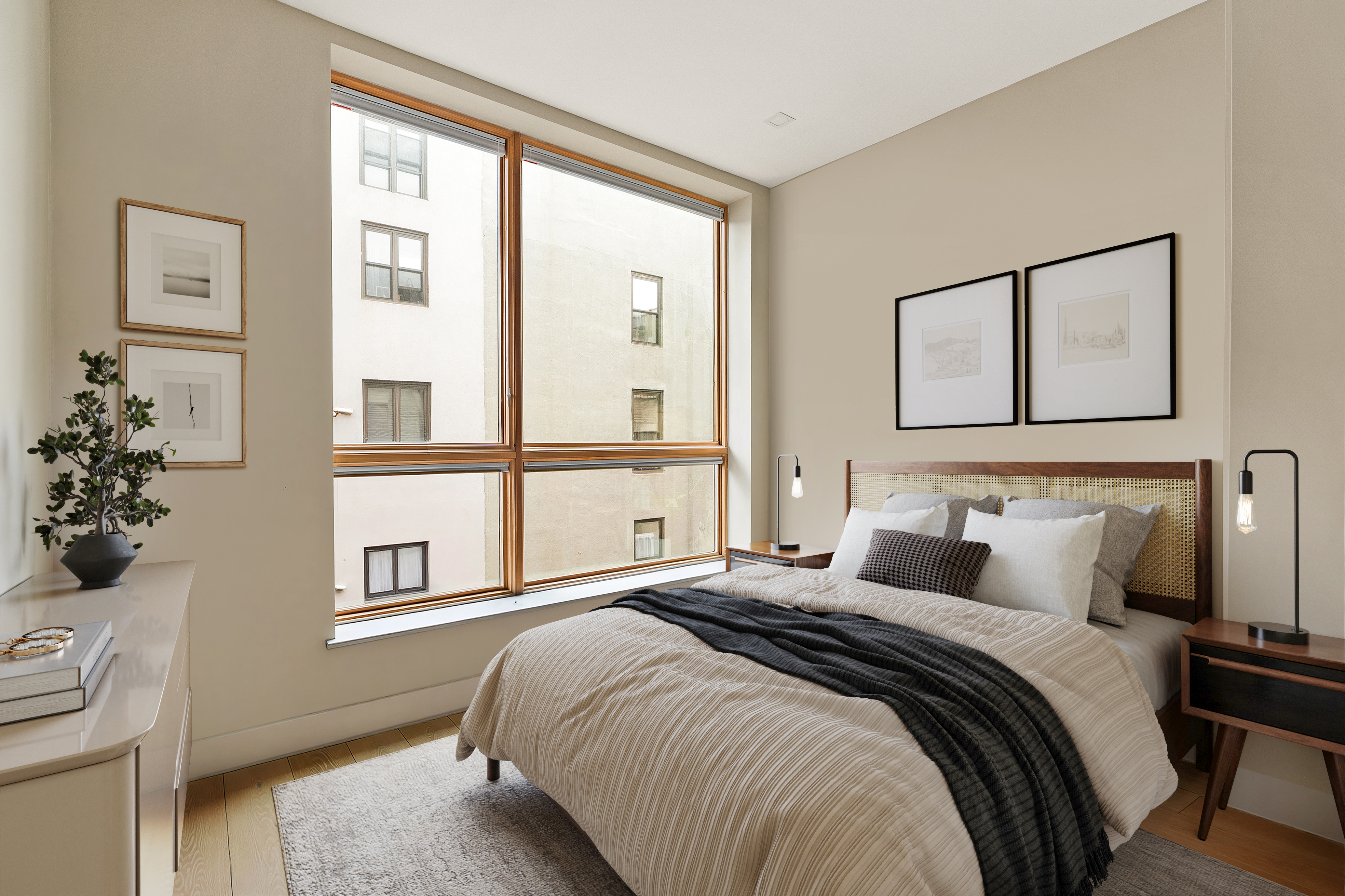 1230 Bedford Avenue, Unit 3R Brooklyn, NY 11216 - Photo 4 of 13 a bedroom with a bed and a window