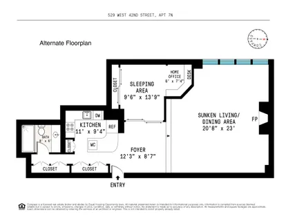 $650,000 | 529 West 42nd Street, Unit 7N | Hell's Kitchen