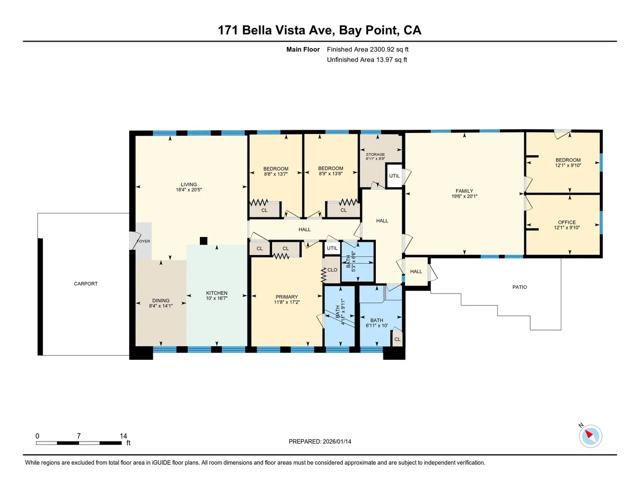 $625,000 | 171 Bella Vista Avenue, Bay Point, CA 94565