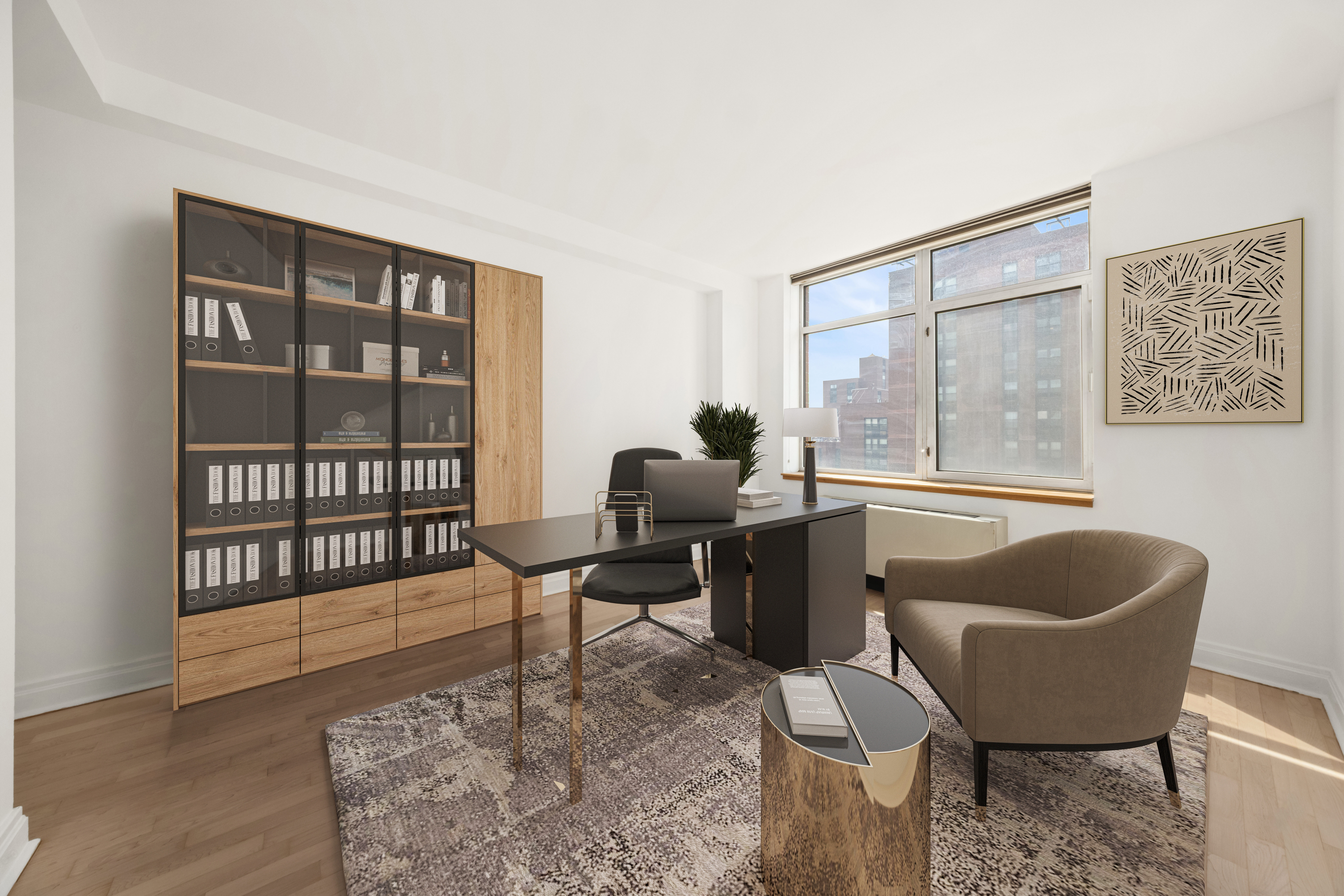 1760 2nd Avenue, Unit 30C Manhattan, NY 10128 - Photo 14 of 21 a living room with furniture and a window