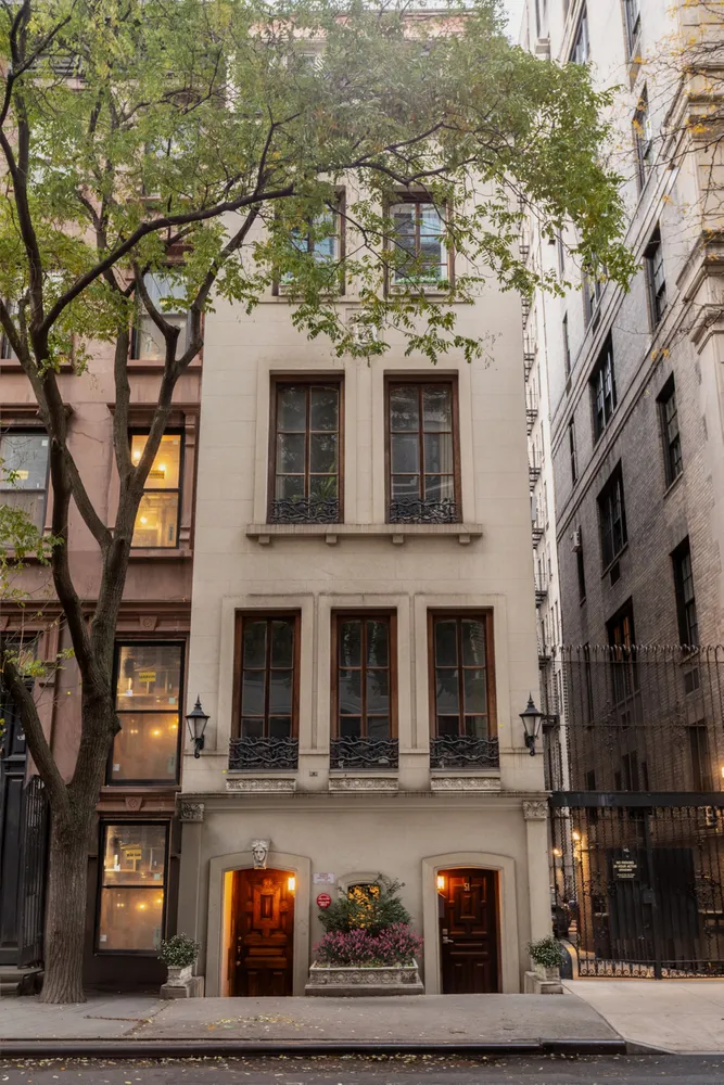 a building view with a outdoor space