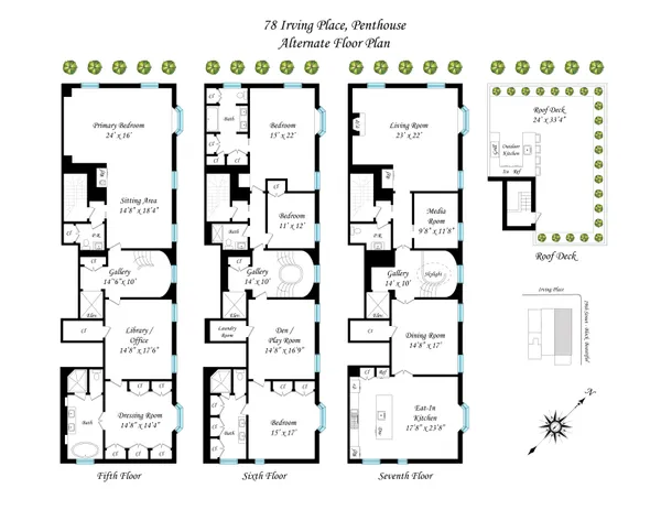 $19,750,000 | 78 Irving Place, Unit PH | Gramercy