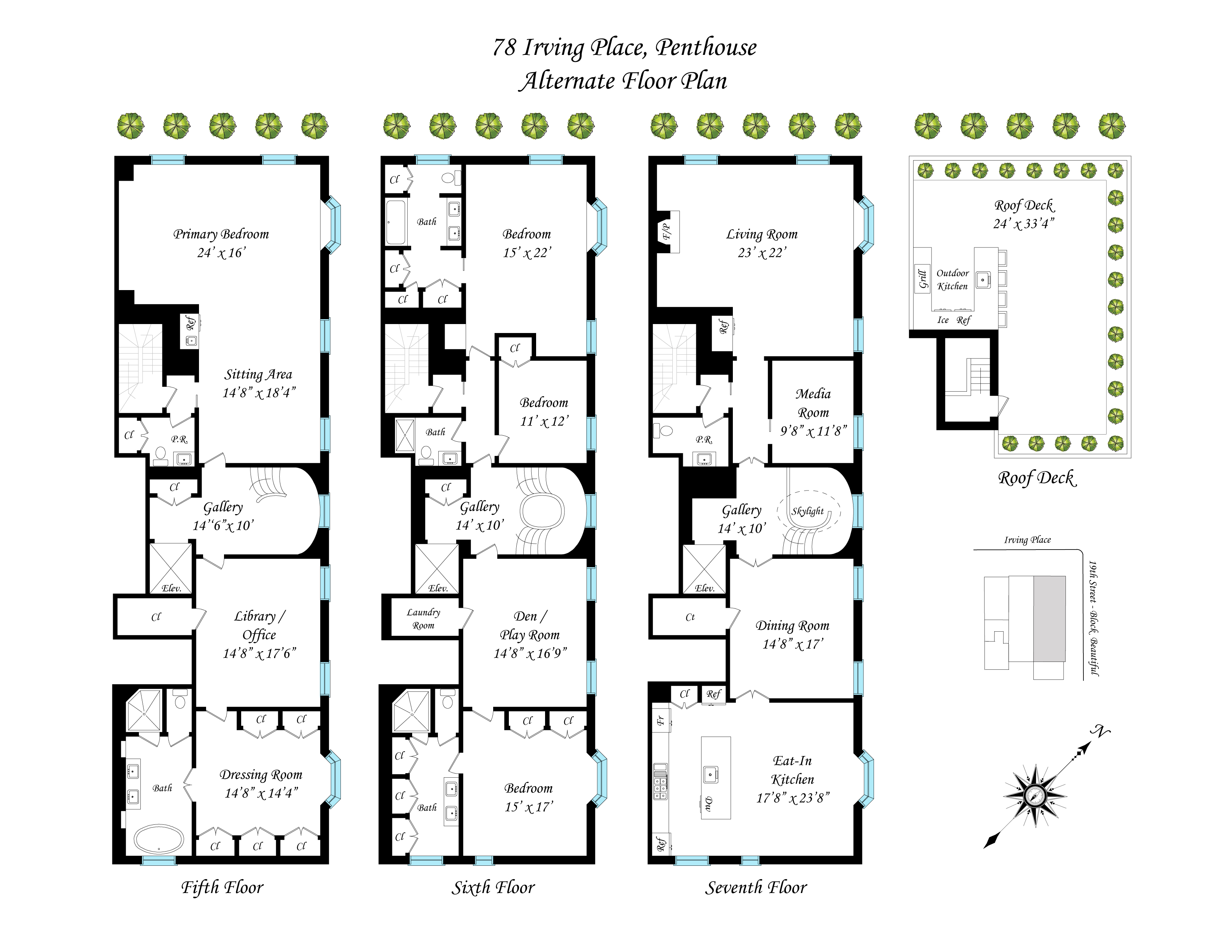 78 Irving Place, Unit PH Manhattan, NY 10003 - Photo 27 of 27 unknown