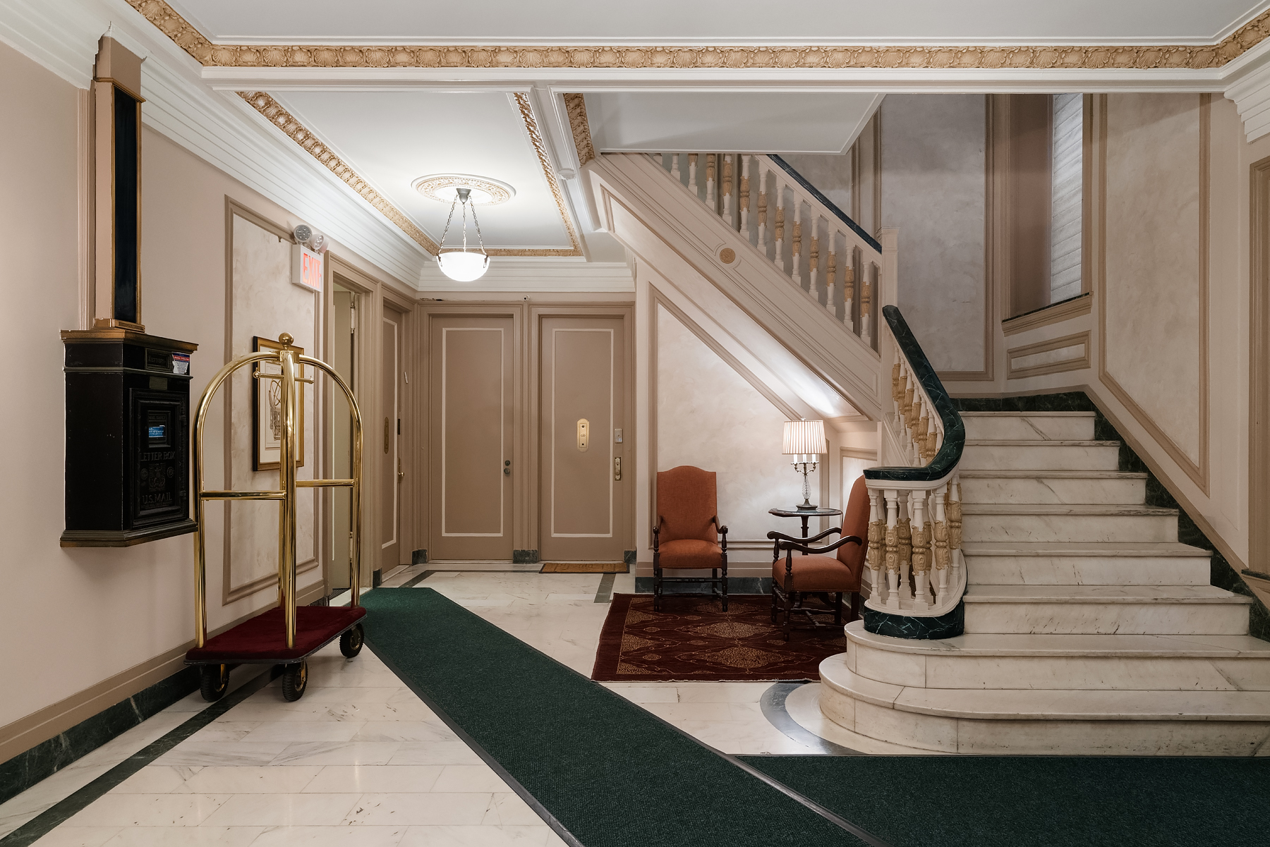 885 West End Avenue, Unit 8A Manhattan, NY 10025 - Photo 11 of 12 a view of entryway and hall with wooden floor