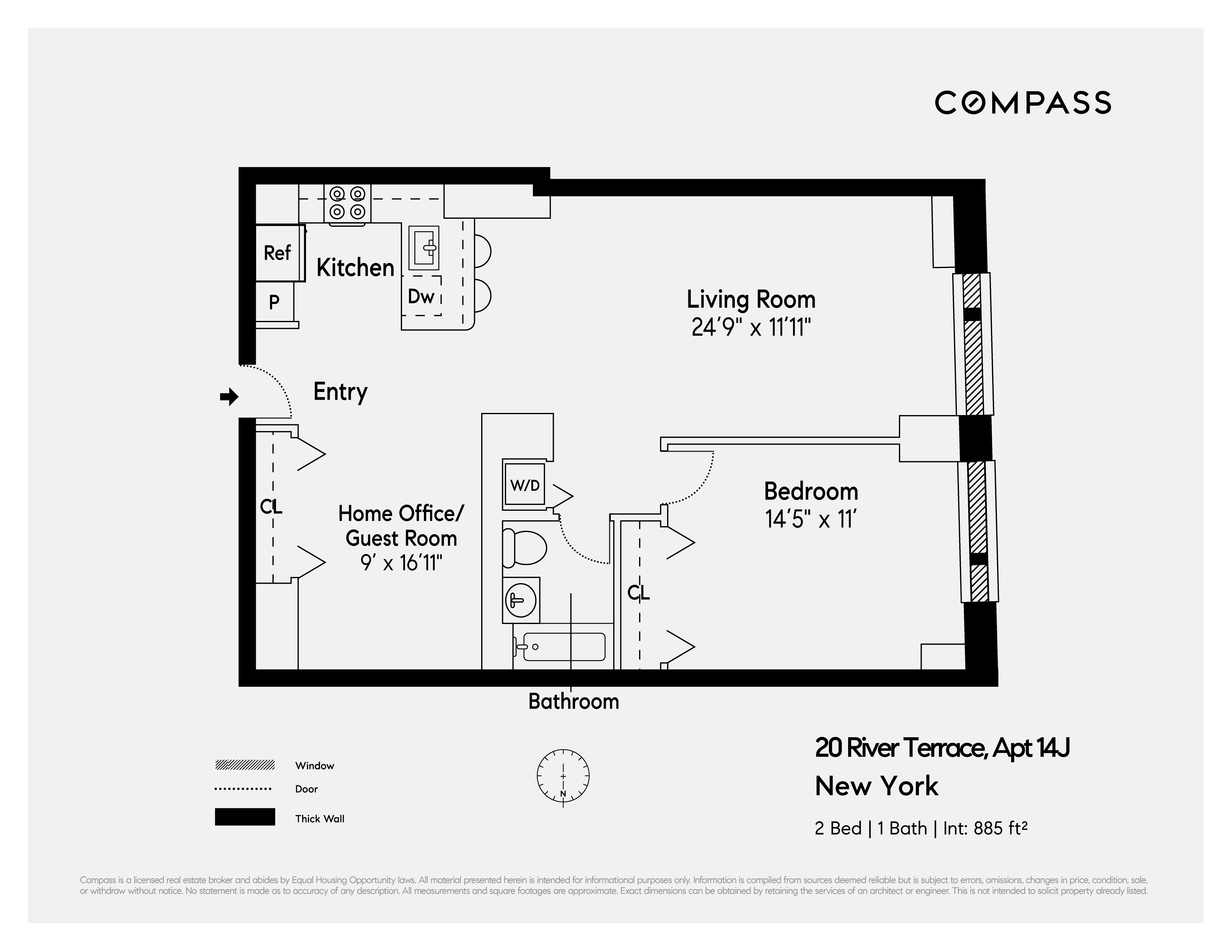 20 River Terrace, Unit 14J Manhattan, NY 10282 - Photo 15 of 16