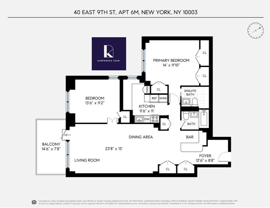 40 East 9th Street, Unit 6M Manhattan, NY 10003 - Photo 22 of 22 unknown