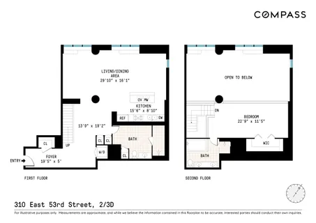 $1,750,000 | 310 East 53rd Street, Unit 2/3D | Midtown East