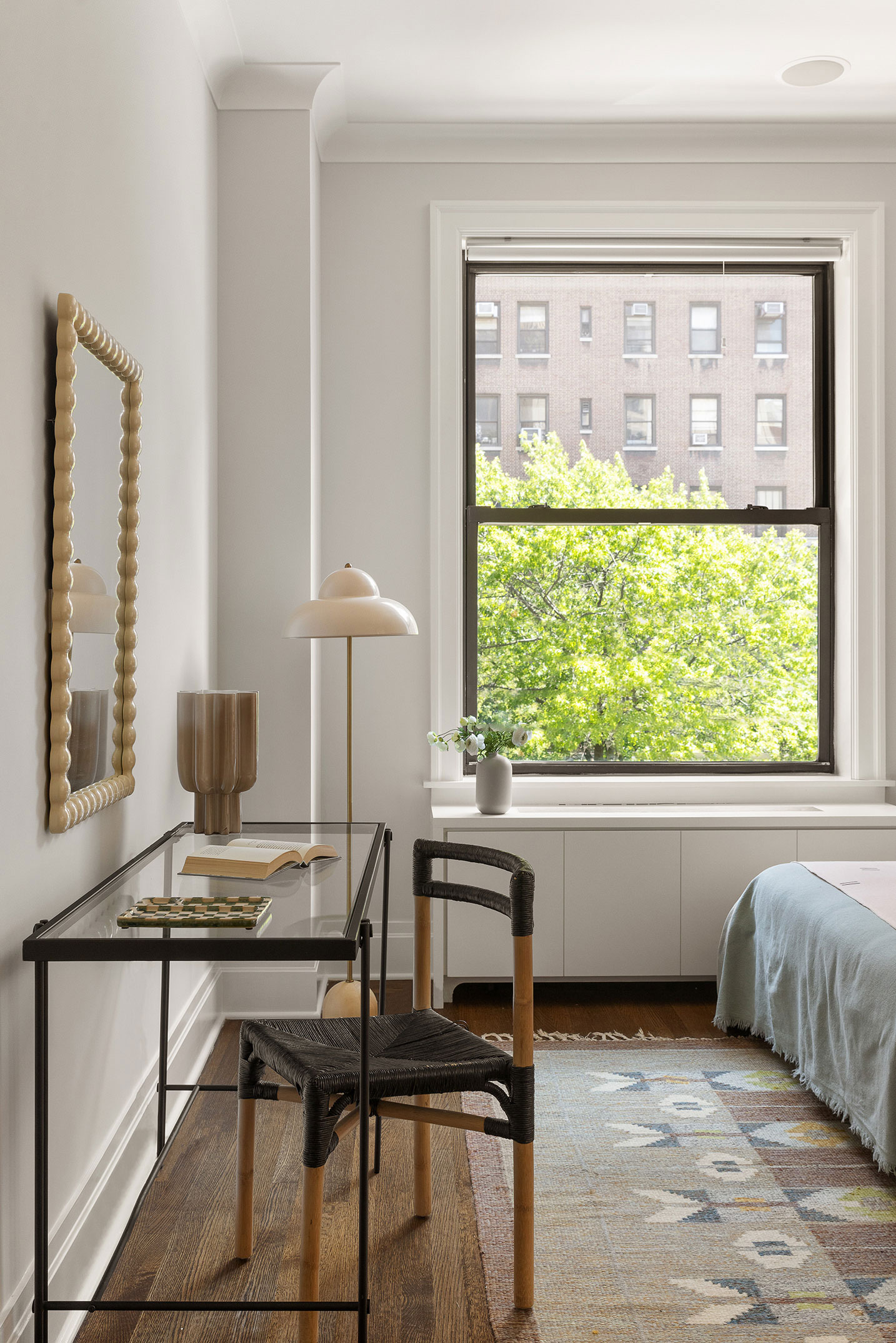 251 West 89th Street, Unit 4D Manhattan, NY 10024 - Photo 12 of 20 a view of a workspace with furniture and a window