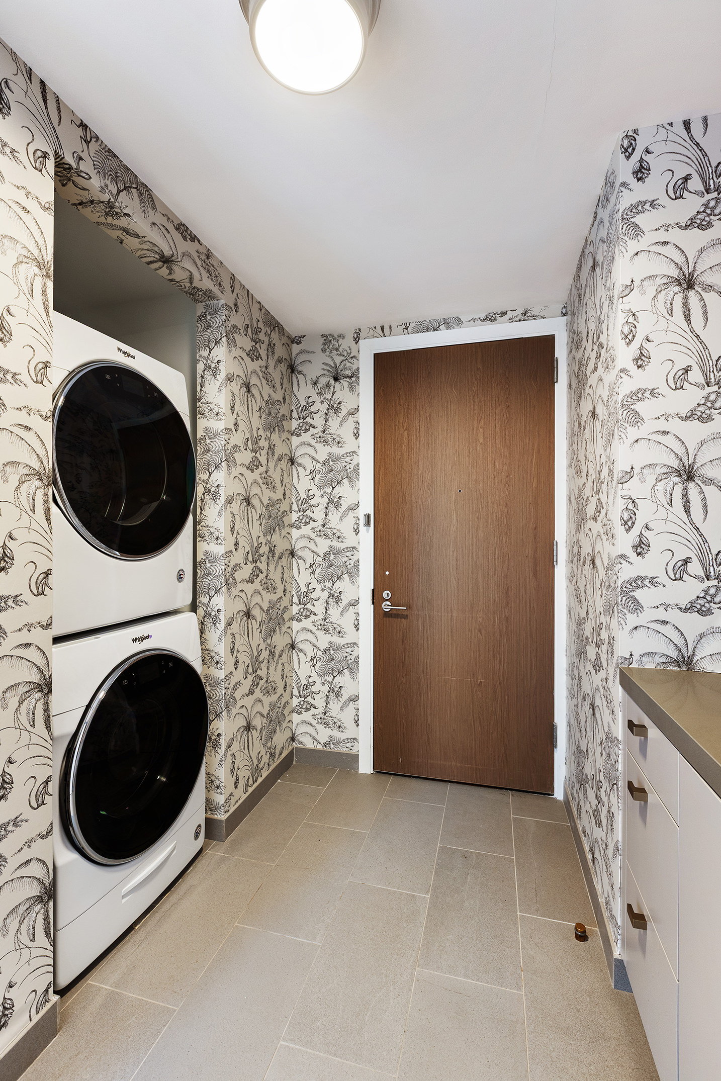 50 Bridge Park Drive, Unit 26A Brooklyn, NY 11201 - Photo 28 of 29 a view of a storage & utility room with washer and dryer