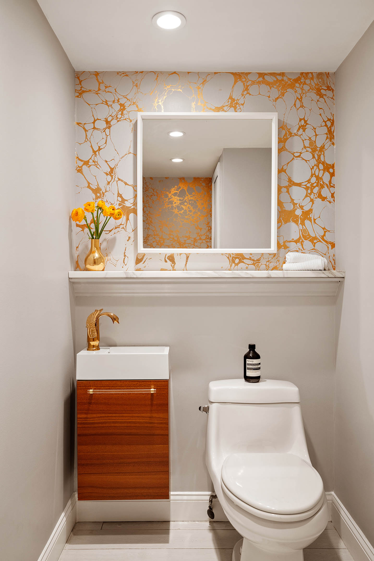 252 Greene Avenue, Unit 1B Brooklyn, NY 11238 - Photo 12 of 16 a bathroom with a toilet and a sink