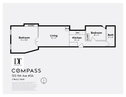 $5,000 | 723 11th Avenue, Unit 3A | Hell's Kitchen