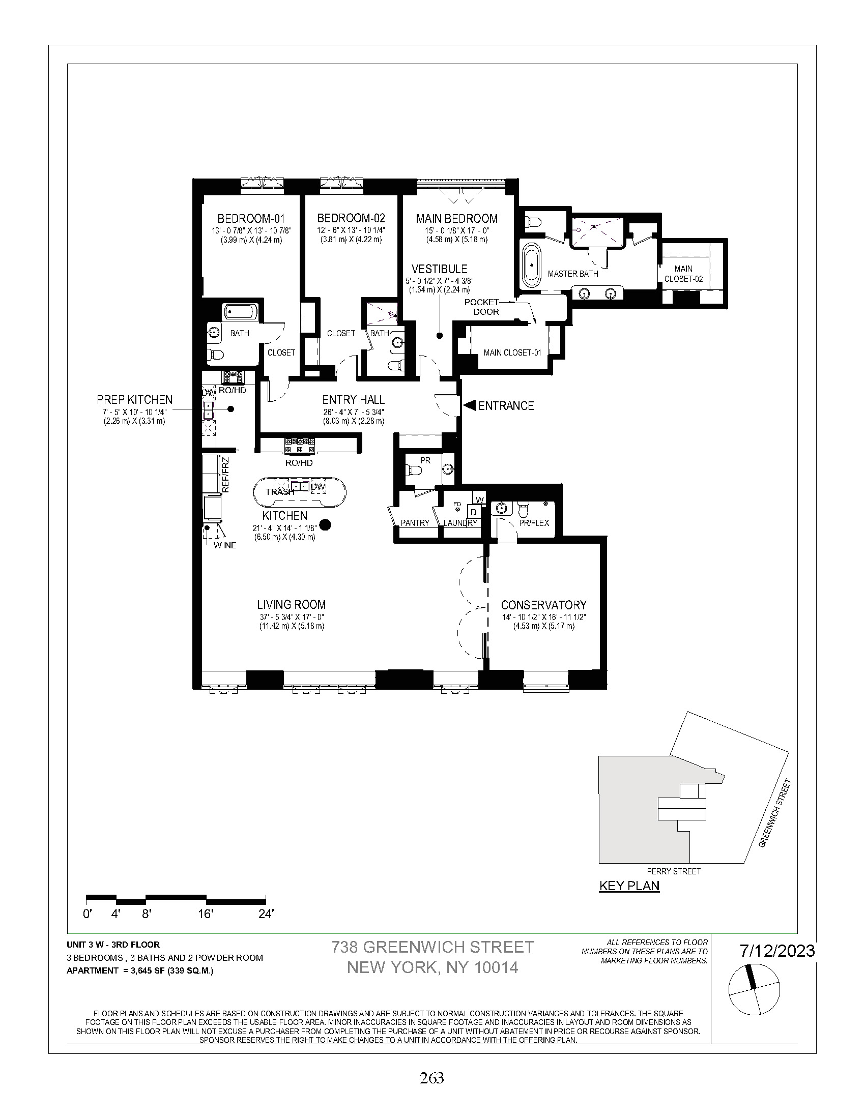 125 Perry Street, Unit 3W Manhattan, NY 10014 - Photo 2 of 2