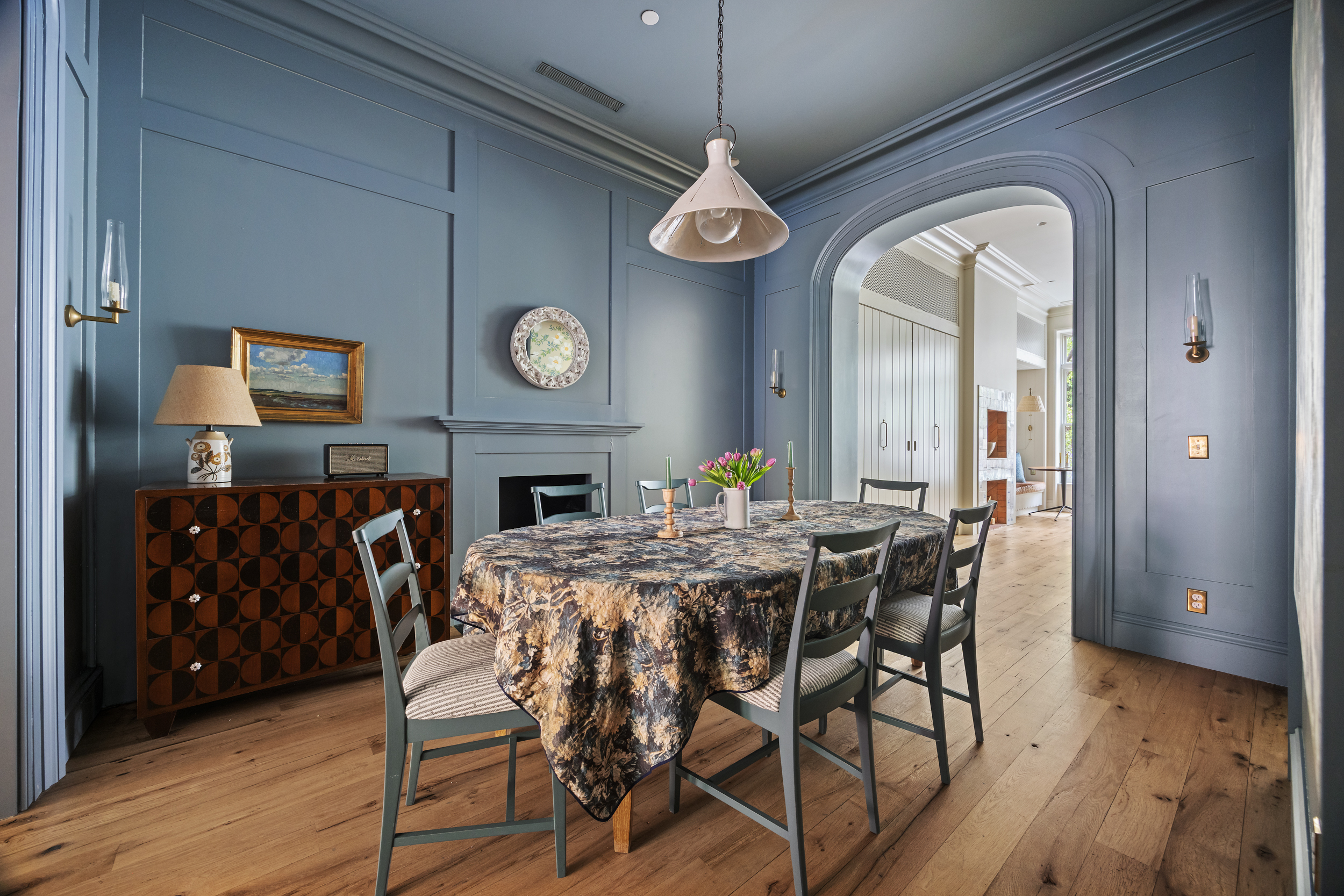 40 Garden Place Brooklyn, NY 11201 - Photo 9 of 33 a view of a dining room with furniture window and wooden floor
