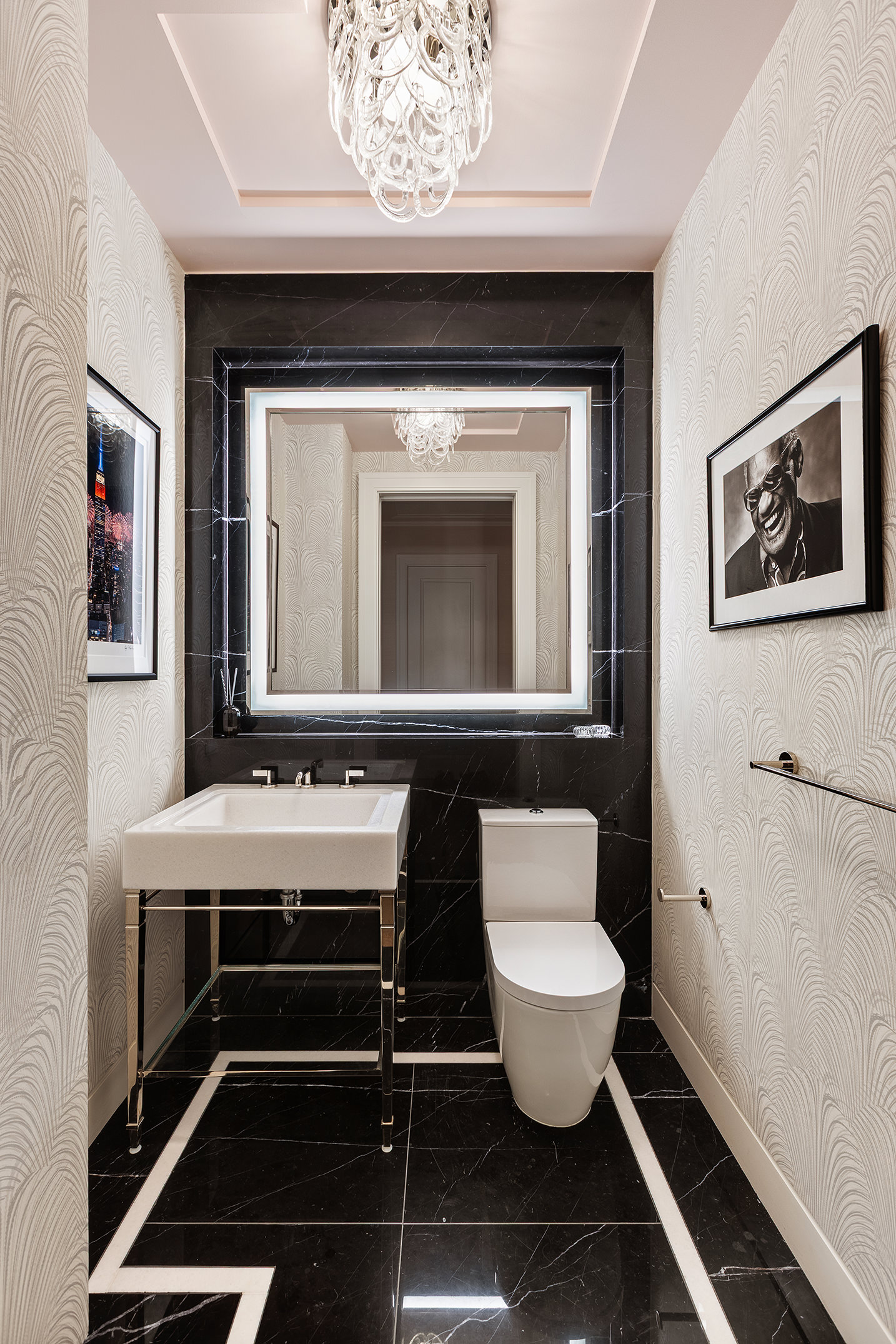 225 West 86th Street, Unit 1005 Manhattan, NY 10024 - Photo 10 of 15 a bathroom with a toilet a sink and mirror