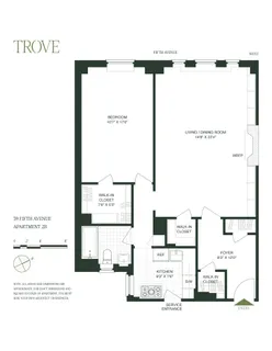 $1,595,000 | 39 5th Avenue, Unit 2B | Greenwich Village