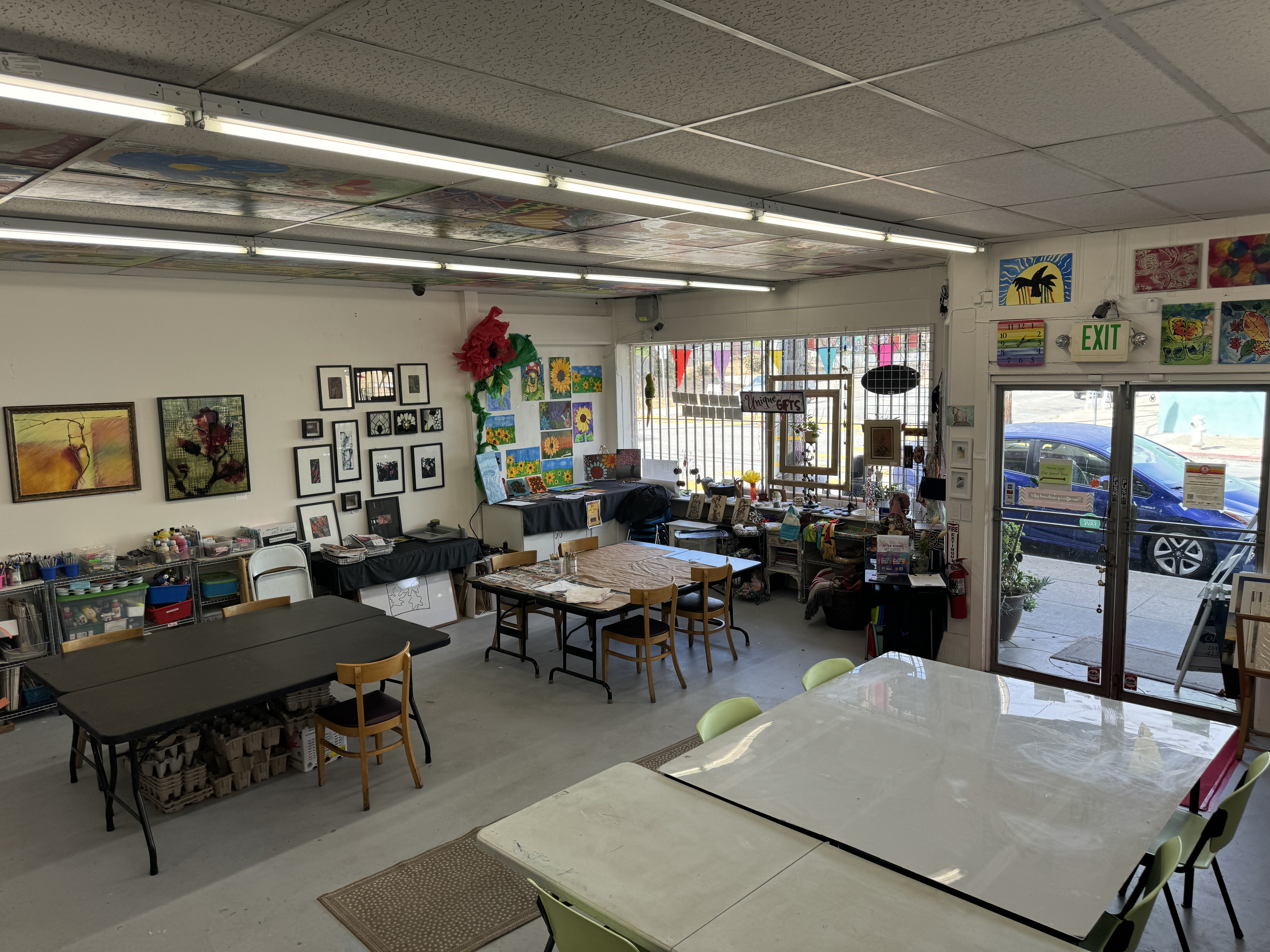 153 Bacon Street San Francisco, CA 94134 - Photo 5 of 26 a outdoor space with lots of furniture and lots of potted plants