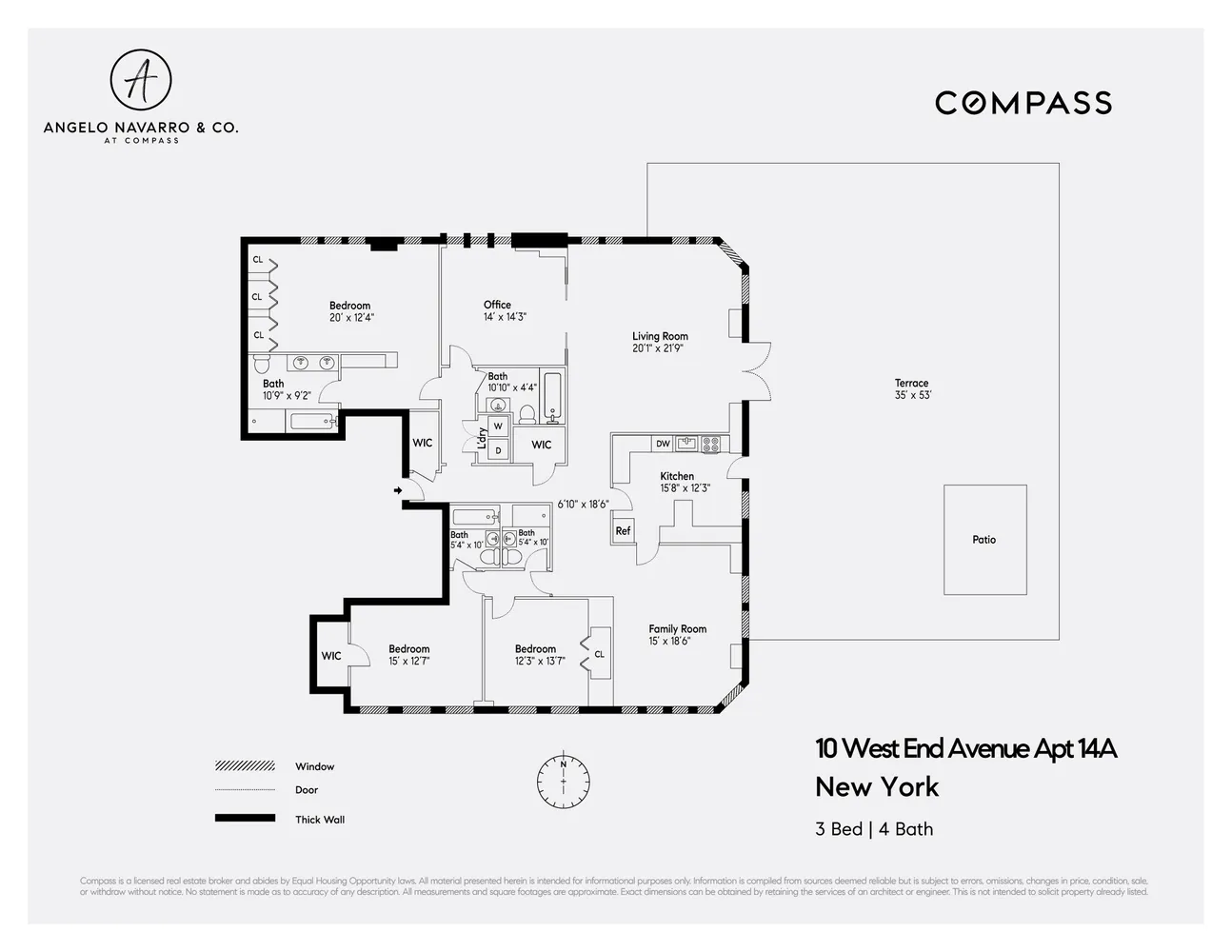 $25,000 | 10 West End Avenue, Unit 14A | Upper West Side
