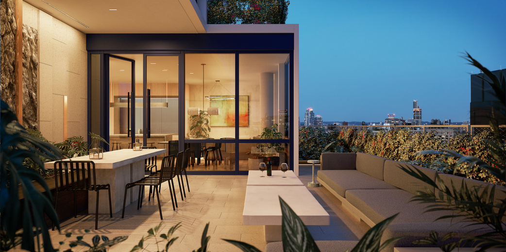 77 Charlton Street, Unit S11G Manhattan, NY 10014 - Photo 7 of 9 a living room with furniture and large windows