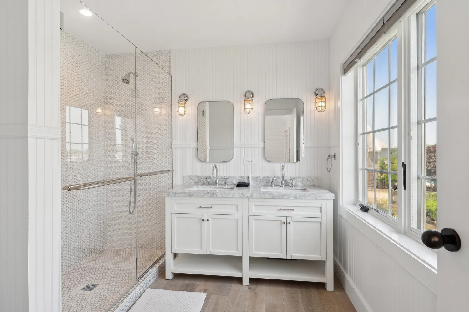 a view of balcony with furniture