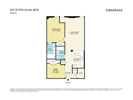 $950,000 | 257 West 117th Street, Unit 2G | Harlem