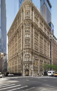 a view of a tall building