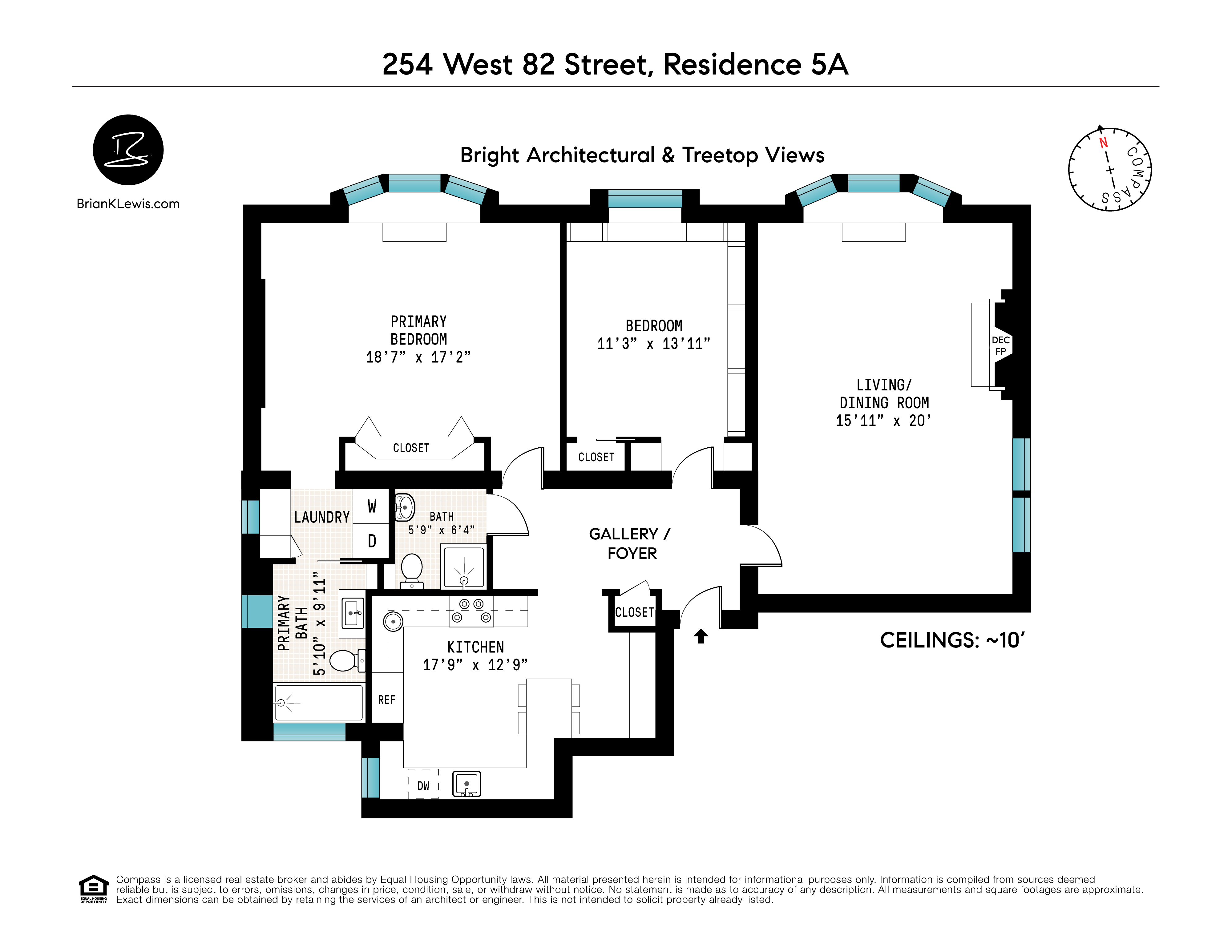 254 West 82nd Street, Unit 5A Manhattan, NY 10024 - Photo 18 of 18 a picture of a floor plan