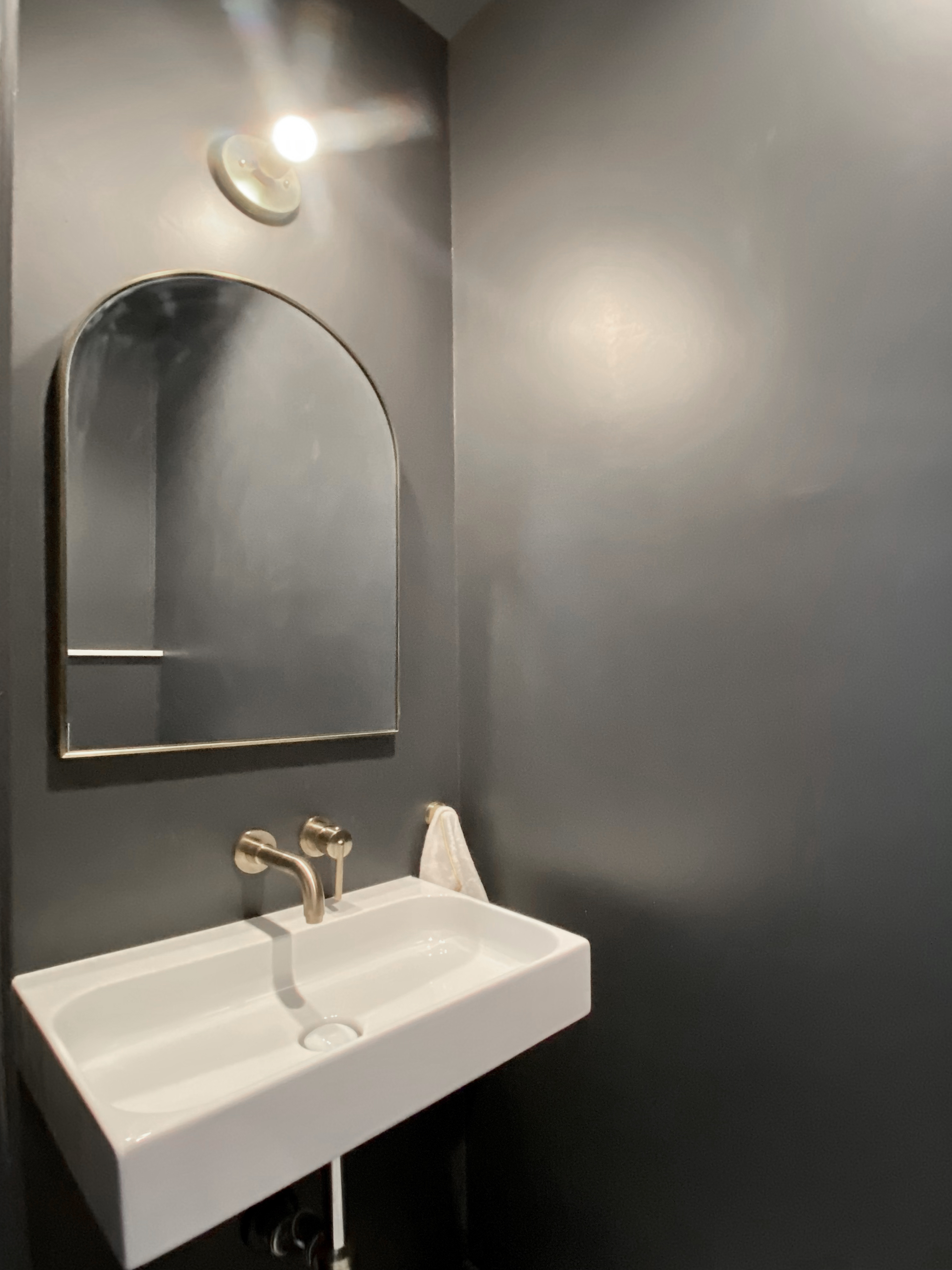 1420 Pacific Street, Unit 1 Brooklyn, NY 11216 - Photo 11 of 30 a bathroom with a sink and a mirror