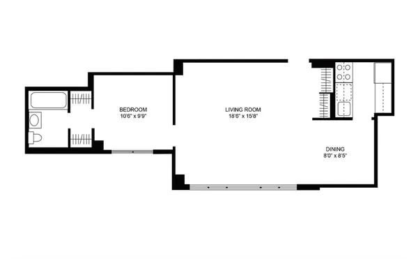 $5,000 | 166 East 34th Street, Unit 1802 | Kips Bay