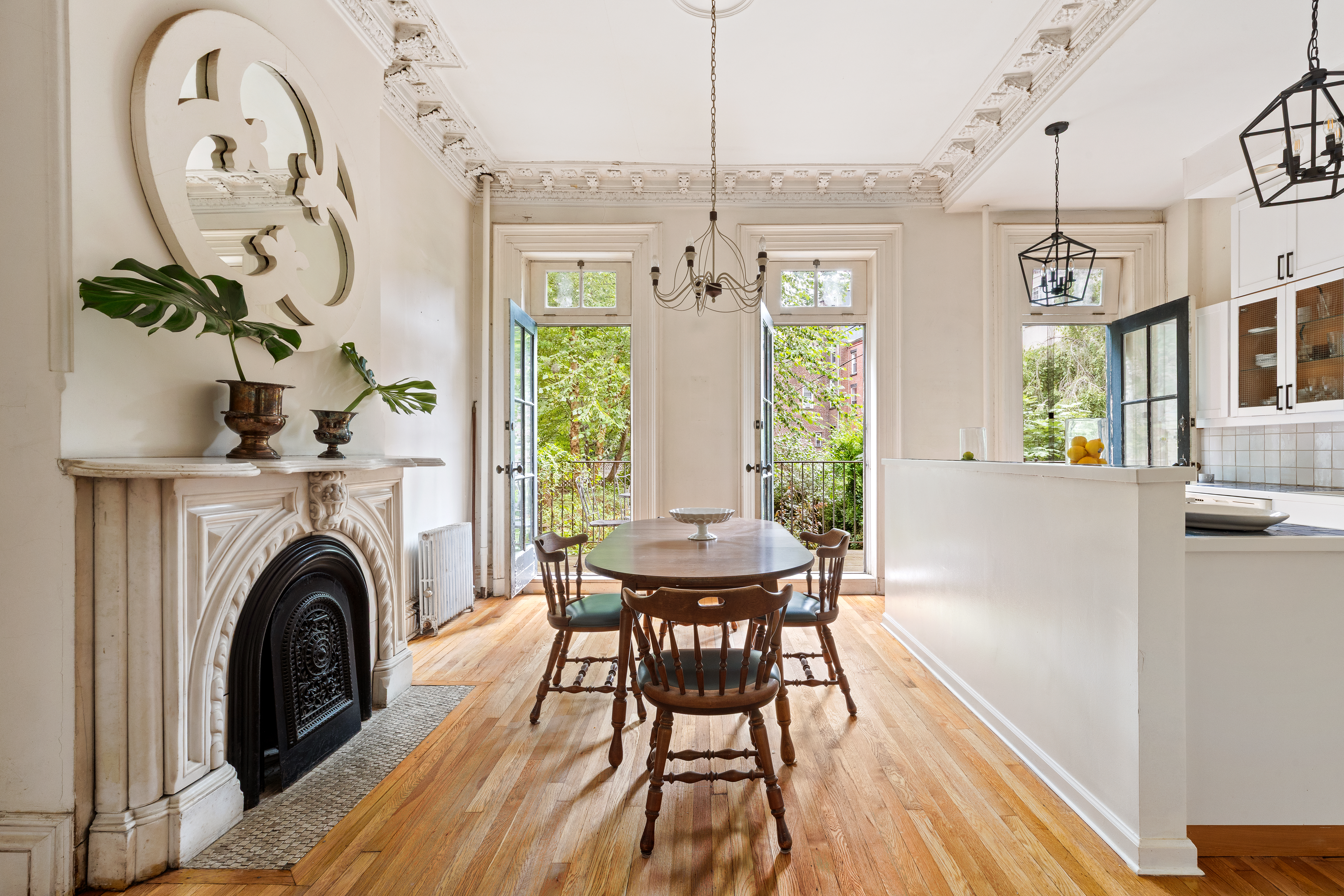 152 Dekalb Avenue Brooklyn, NY 11217 - Photo 5 of 27 a view of a dining room with furniture window and wooden floor