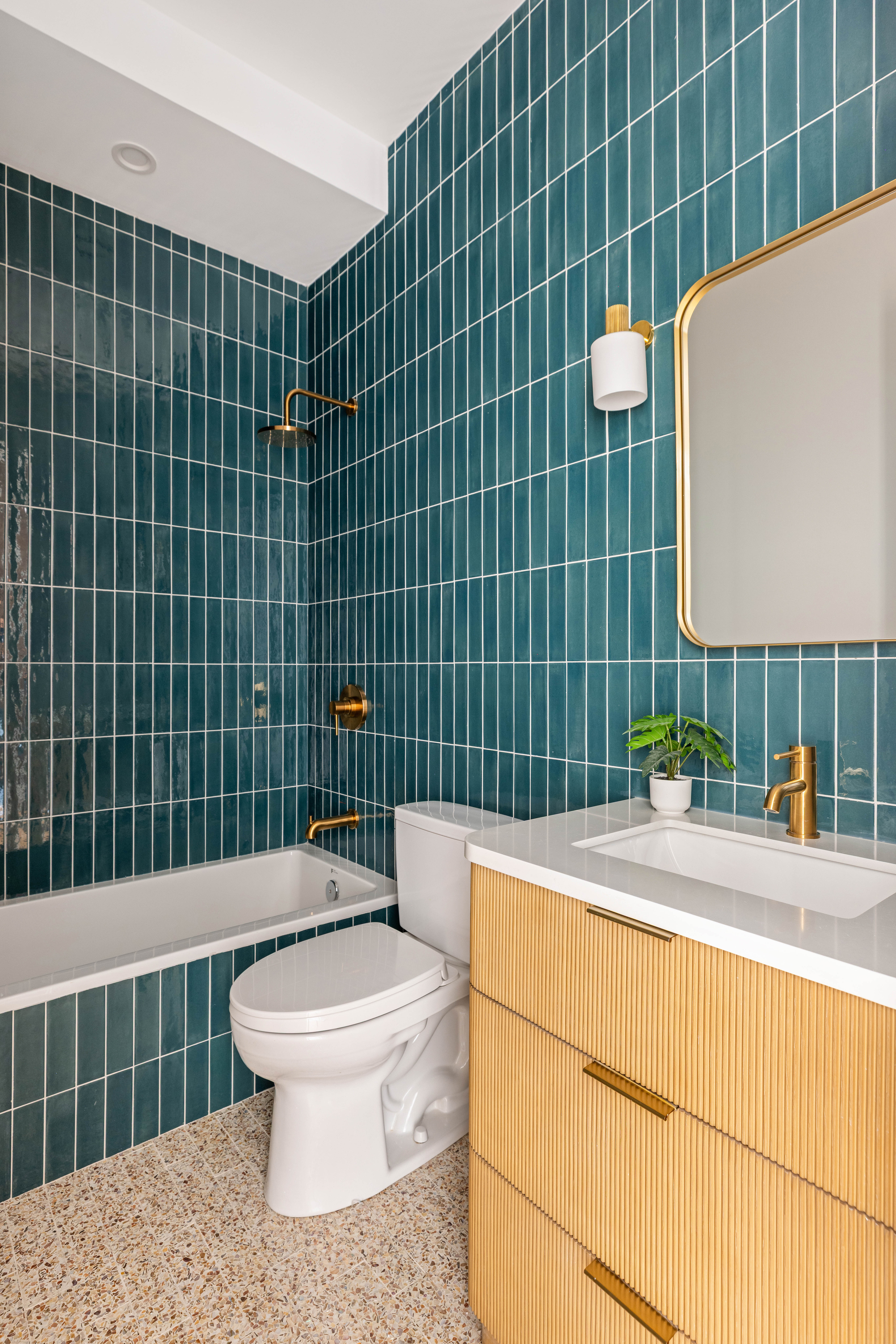 286 Dekalb Avenue Brooklyn, NY 11205 - Photo 13 of 17 a bathroom with a sink toilet and shower